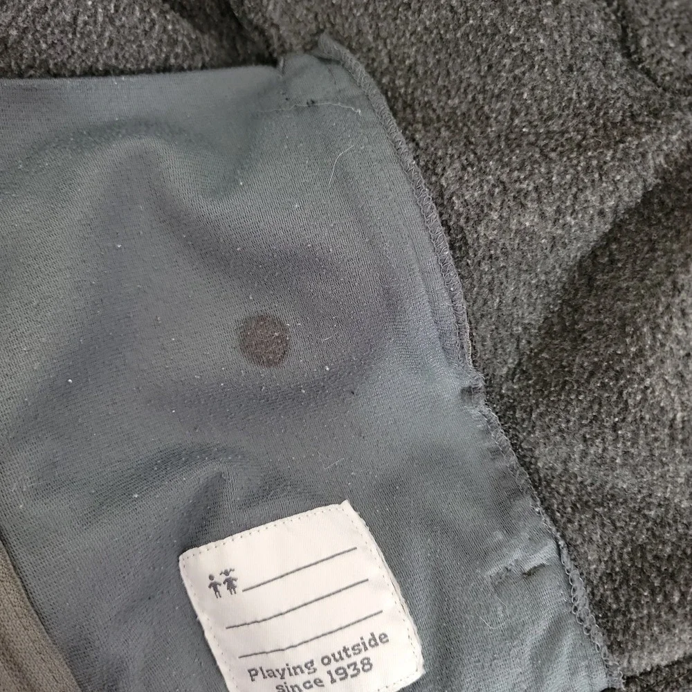 Columbia Kids XL‎ Fleece Jacket Gray Full Zip Mock Neck Outdoor Youth 16